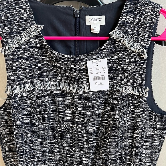 J. Crew Factory Black and Gray Midi Dress - Picture 2 of 2